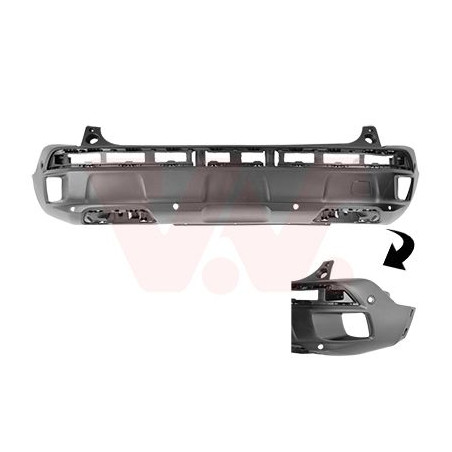 Pare-choc arrière en primer