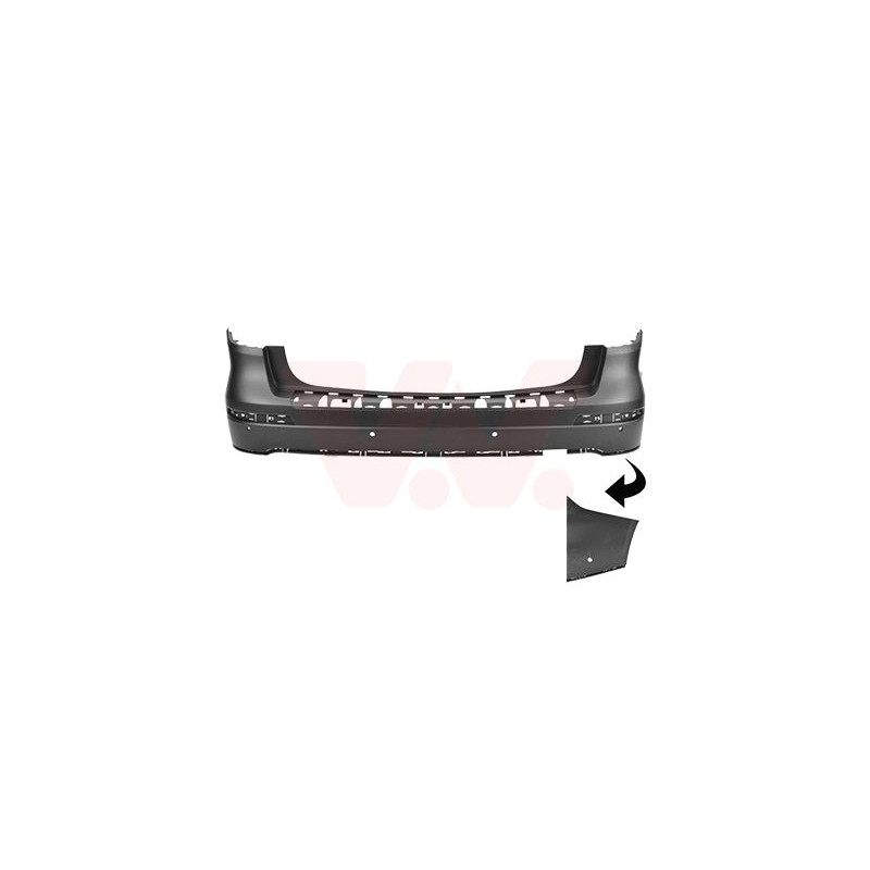 Pare-choc arrière en primer