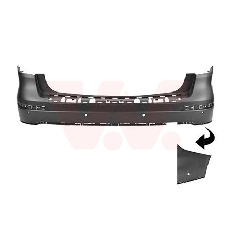 Pare-choc arrière en primer