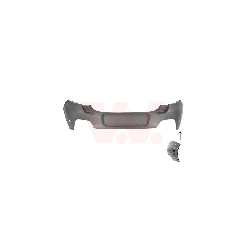 Pare-choc arrière en primer