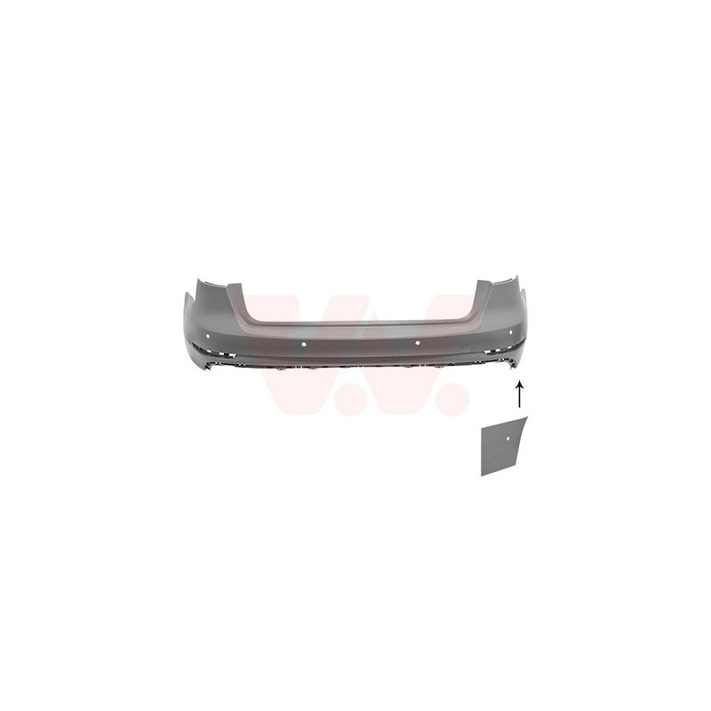 Pare-choc arrière en primer