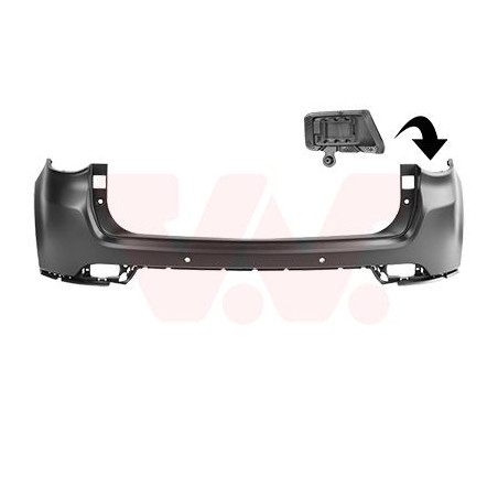 Pare-choc arrière en primer