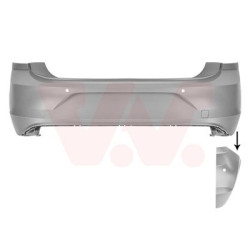 Pare-choc arrière en primer