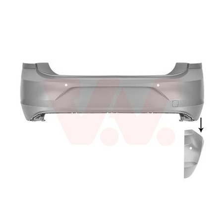 Pare-choc arrière en primer