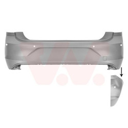 Pare-choc arrière en primer