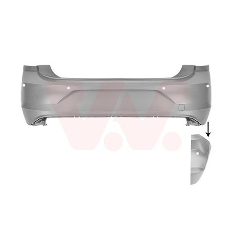 Pare-choc arrière en primer