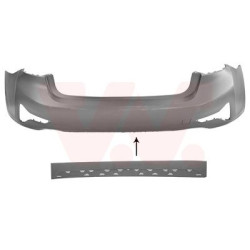 Pare-choc arrière en primer