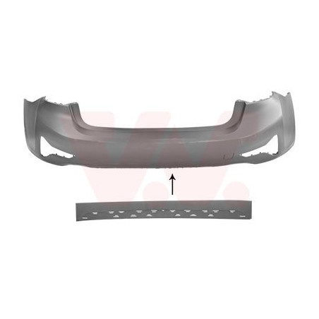 Pare-choc arrière en primer