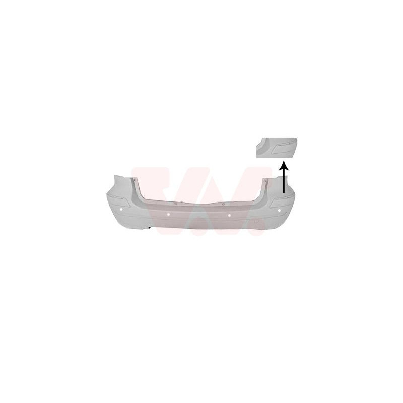 Pare-choc arrière en primer