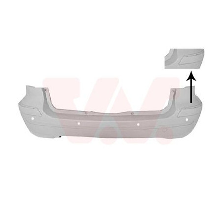 Pare-choc arrière en primer