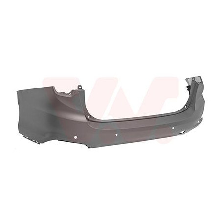 Pare-choc arrière en primer -8-18 break  4 trous pour parkcontrol