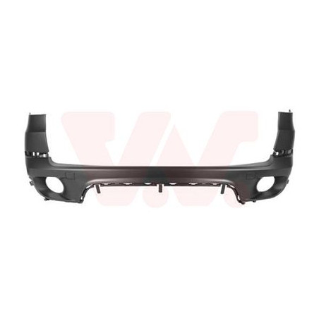 Pare-choc arrière en primer sans trous pour parkcontrol