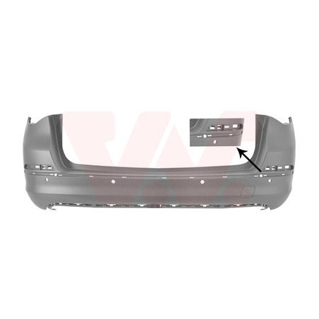 Pare-choc arrière en primer