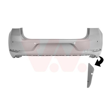 Pare-choc arrière en primer