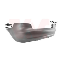 Pare-choc arrière en primer