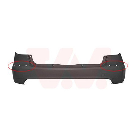 Pare-choc arrière en primer