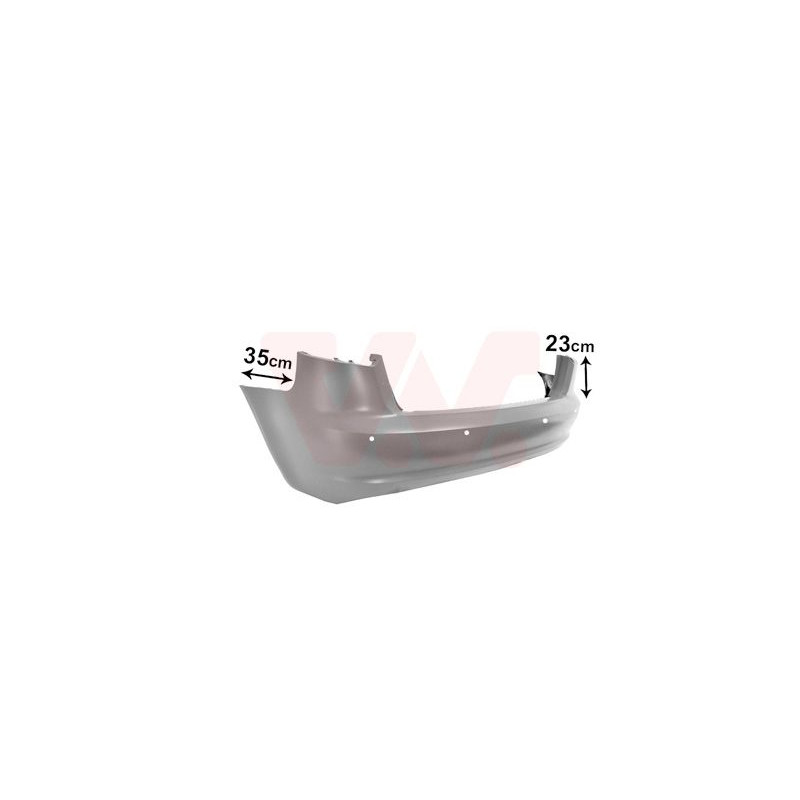 Pare-choc arrière en primer