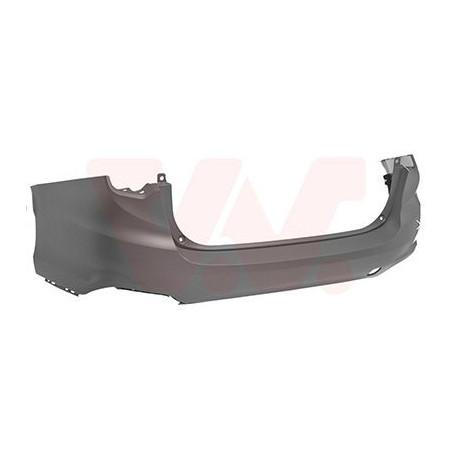 Pare-choc arrière en primer break sans trous pour parkcontrol pas cross