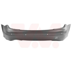 Pare-choc arrière en primer classic  4 trous pour parkcontrol sans trous pour moulure