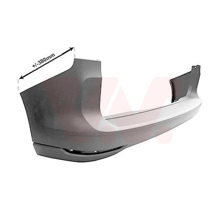 Pare-choc arrière en primer