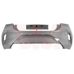 Pare-choc arrière en primer gs  4 trous pour parkcontrol  trou camera