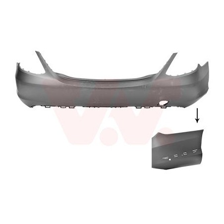 Pare-choc arrière en primer