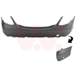 Pare-choc arrière en primer