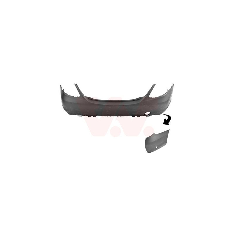 Pare-choc arrière en primer