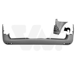 Pare-choc arrière en primer