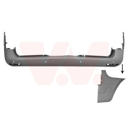 Pare-choc arrière en primer