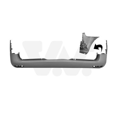 Pare-choc arrière en primer