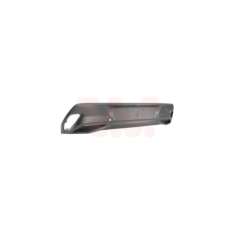 Spoiler inférieur active pack 5-portes hatchback pas break (sw) noir texturé  2 trous pour parkcontrol