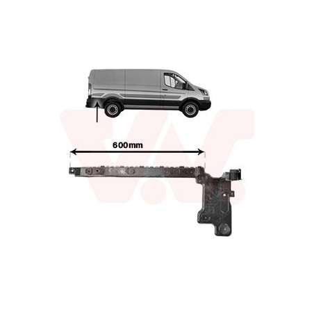 Support pare-choc  arrière extérieur droit