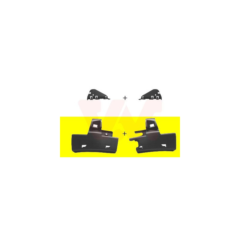 Support pare-choc  arrière intérieur gch-droit