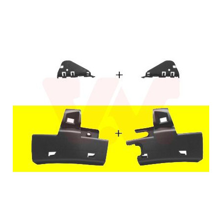 Support pare-choc  arrière intérieur gch-droit