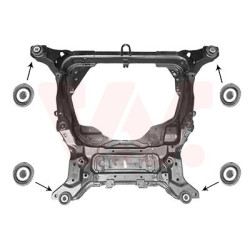 Berceau avant - support moteur