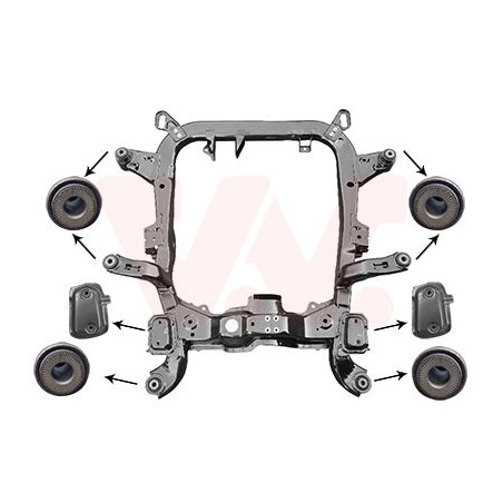 Berceau avant - support moteur