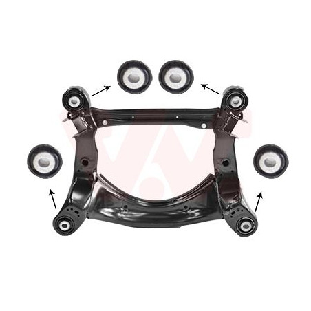 BERCEAU AV - SUPP.MOTEUR 