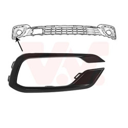 Cercle anti brouillard droit noir