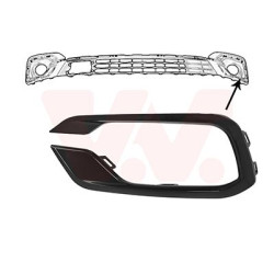 Cercle anti brouillard gauche noir