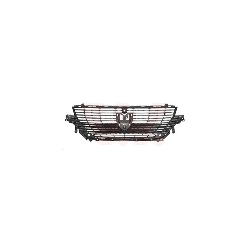 Grille calandre allure pack noir-chrome  2 trous pour parkcontrol  trou camera