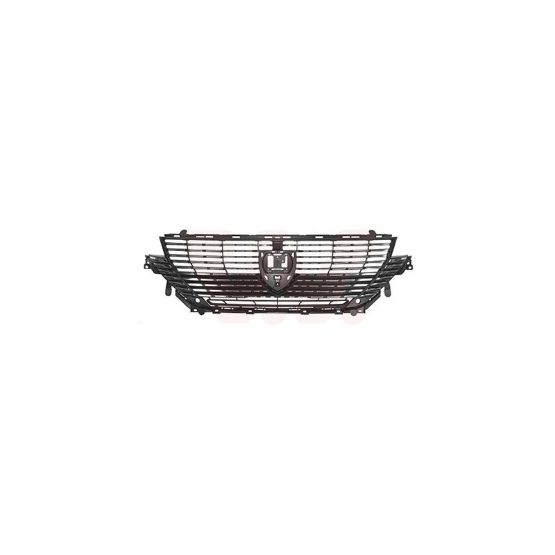 Grille calandre allure pack noir-chrome  2 trous pour parkcontrol -trou camera
