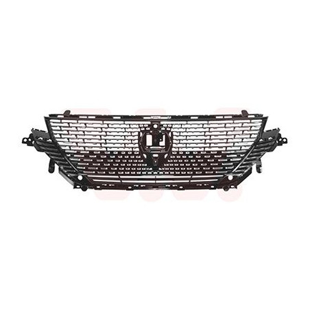 Grille calandre gt pack noir-chrome  2 trous pour parkcontrol  trou camera