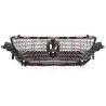 Grille calandre gt pack noir-chrome  2 trous pour parkcontrol -trou camera
