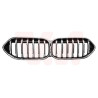 Grille calandre luxury line noir-chrome cadre  chrome