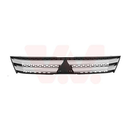 Grille calandre noir-chrome