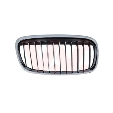 Grille calandre droite -18 noir-chrome cadre  chrome