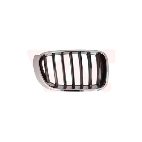 Grille calandre droite m-pack noir cadre  chrome
