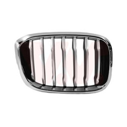 Grille calandre droite x-line noir-chrome cadre  chrome