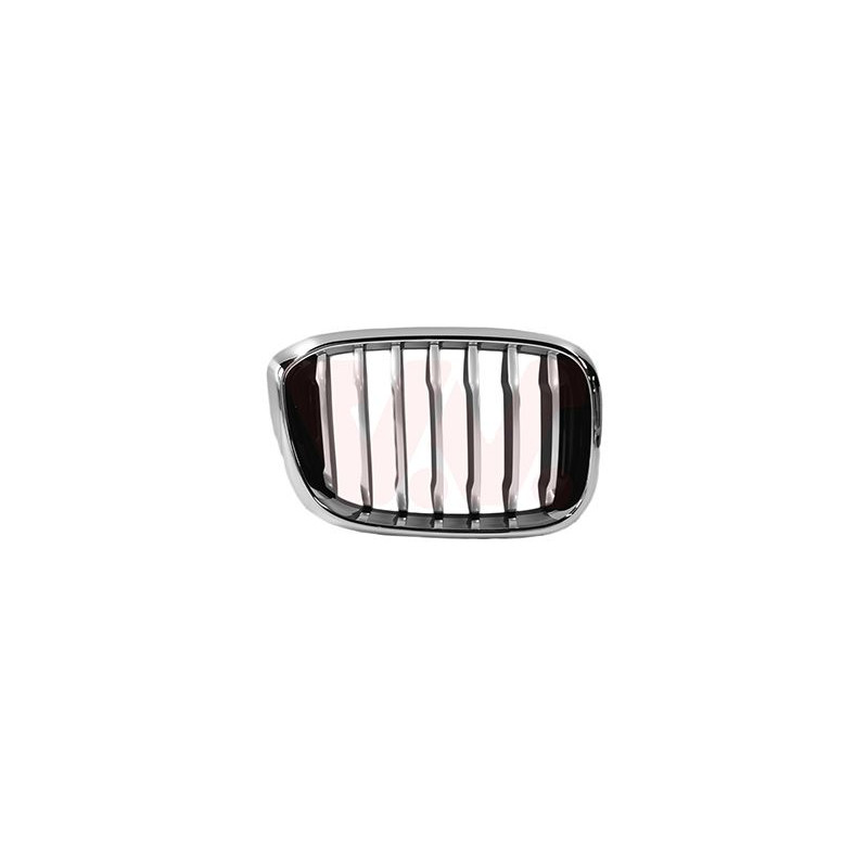 Grille calandre droite x-line noir-chrome cadre  chrome